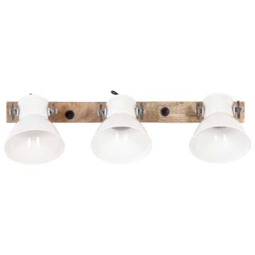 Industrial Wall Lamp White 65x25 cm E27