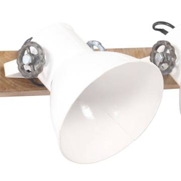 Industrial Wall Lamp White 65x25 cm E27