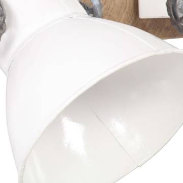 Industrial Wall Lamp White 65x25 cm E27