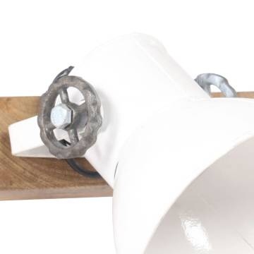 Industrial Wall Lamp White 65x25 cm E27