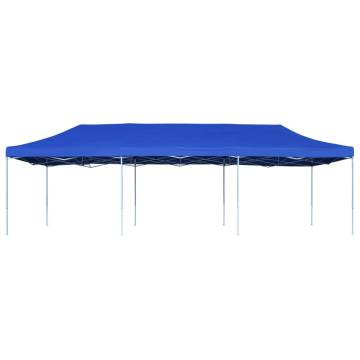 Folding Pop-up Party Tent 3x9 m Blue