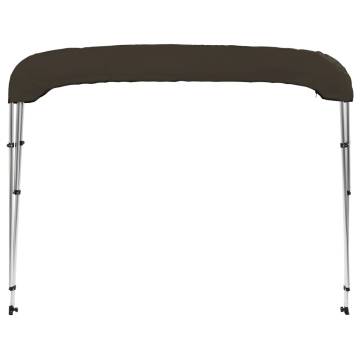 3-bow Bimini Top Black 184x170x133 cm