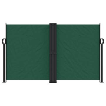 Retractable Side Awning Dark Green 140x1000 cm