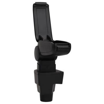 Car Armrest Black 15.5x32x(41-54) cm ABS