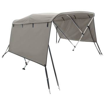 4-bow Bimini Top with Sidewalls 243x(170-182)x137 cm