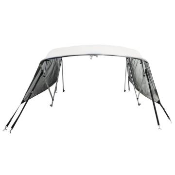 3-bow Bimini Top with Mesh Sidewalls 183x(185-198)x137 cm