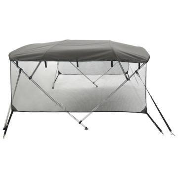 4-bow Bimini Top with Mesh Sidewalls 243x(200-213)x137 cm