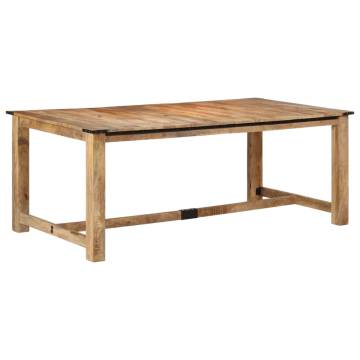 Dining Table 200x100x75 cm Solid Wood Mango