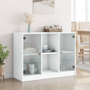 Sideboard White 101.5x37x75.5 cm Engineered Wood