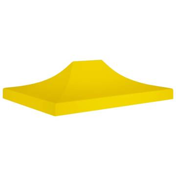 Party Tent Roof 4.5x3 m Yellow 270 g/m²