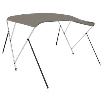 3-bow Bimini Top Grey 183x152x133 cm