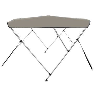 3-bow Bimini Top Grey 183x152x133 cm