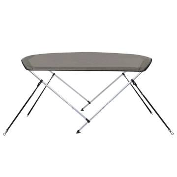 2-bow Bimini Top Grey 178x138x96 cm