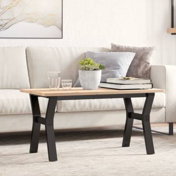 Coffee Table Legs Y-Frame 80x40x43 cm Cast Iron