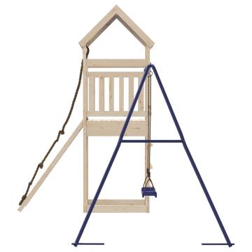 Outdoor Playset Solid Wood Pine