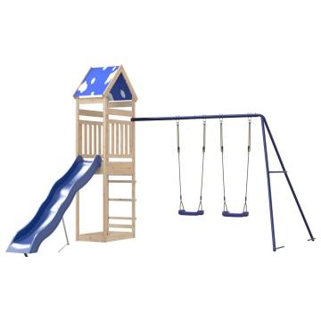 Outdoor Playset Solid Wood Pine