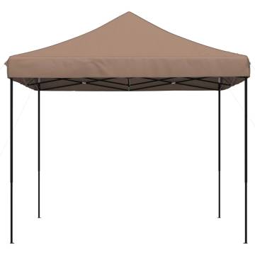 Foldable Party Tent Pop-Up Brown 292x292x315 cm