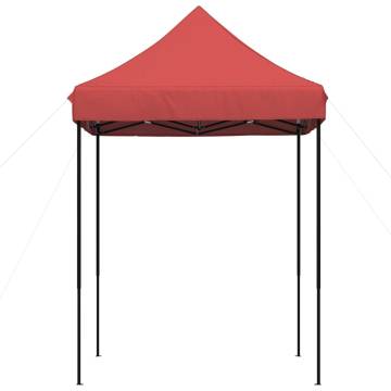 Foldable Party Tent Pop-Up Burgundy 200x200x306 cm