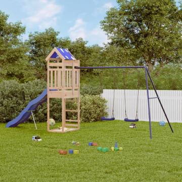 Outdoor Playset Solid Wood Pine