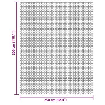 Camping Floor Mat Cream 3x2.5 m