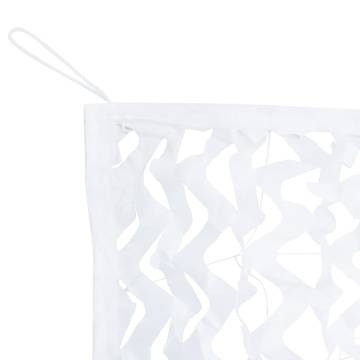 Camouflage Net with Storage Bag 724x515 cm White