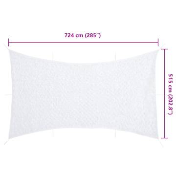 Camouflage Net with Storage Bag 724x515 cm White