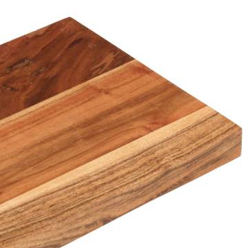 Table Top 60x40x3.8 cm Rectangular Solid Wood Acacia