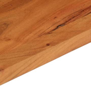 Table Top 90x50x3.8 cm Rectangular Solid Wood Acacia