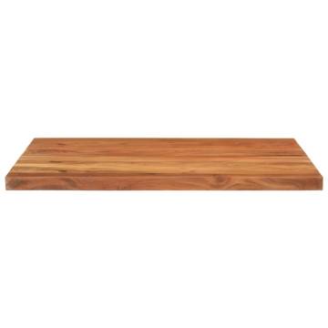 Table Top 110x80x2.5 cm Rectangular Solid Wood Acacia