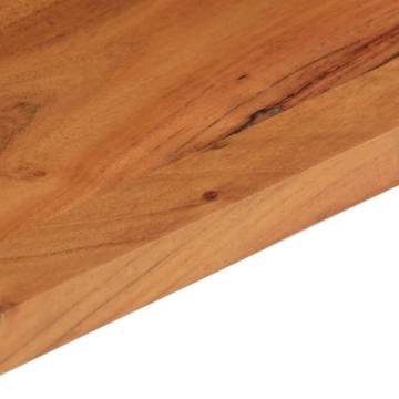 Table Top 110x80x2.5 cm Rectangular Solid Wood Acacia