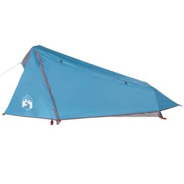 Camping Tent Tunnel 1-Person Blue Waterproof