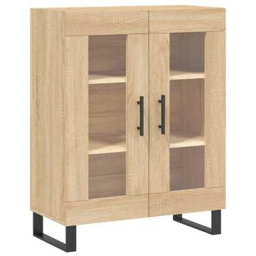 Highboard Sonoma Oak 69.5x34x180 cm Engineered Wood