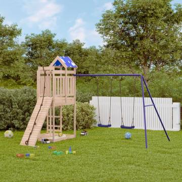 Outdoor Playset Solid Wood Pine