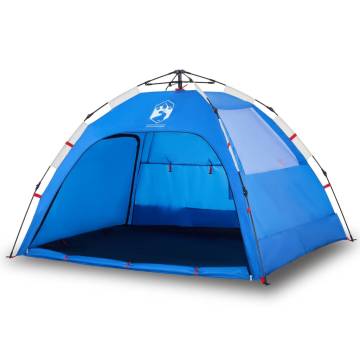 Beach Tent 2-Person Azure Blue Quick Release Waterproof