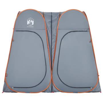 Privacy Tent Grey and Orange Pop-up Waterproof