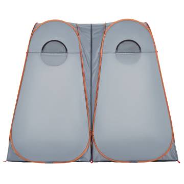 Privacy Tent Grey and Orange Pop-up Waterproof