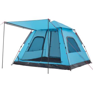 Camping Tent Dome 5-Person Blue Quick Release