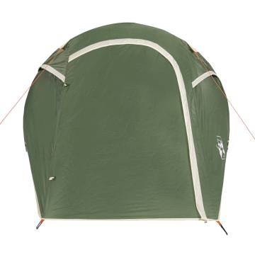 Camping Tent Tunnel 3-Person Green Waterproof