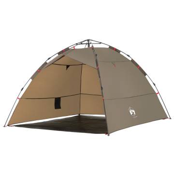 Fishing Tent 4-Person Olive Green Quick Release