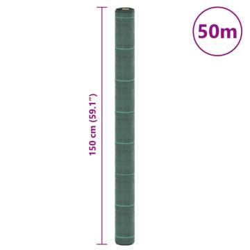 Weed Membrane Green 1.5x50 m PP