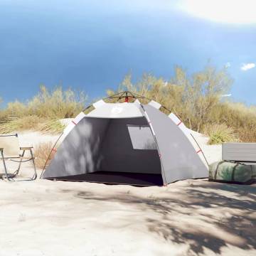 Beach Tent 2-Person Grey Quick Release Waterproof