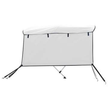 4-bow Bimini Top with Sidewalls 243x(230-244)x137 cm