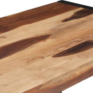 Dining Table 120x60x75 cm Solid Wood with Sheesham Finish