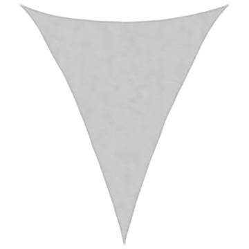 Sun Shade Sail Light Grey 5x6x6 m 100% Polyester Oxford