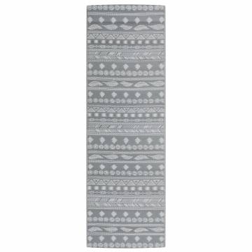 Outdoor Carpet Grey 80x250 cm PP