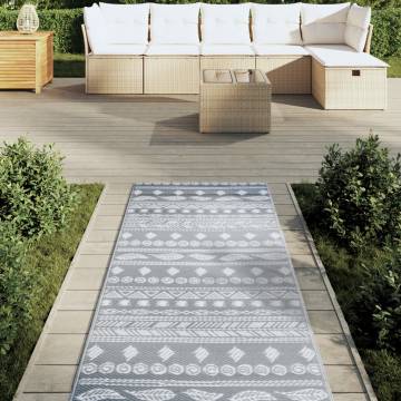 Outdoor Carpet Grey 80x250 cm PP