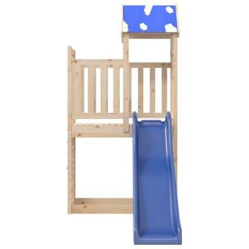 Outdoor Playset Solid Wood Pine