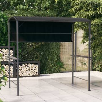 Gazebo with Roof 220x110x200 cm Anthracite