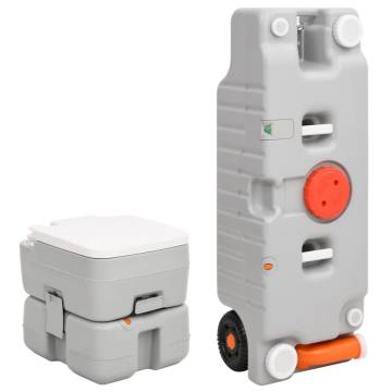 Portable Camping Toilet and Water Tank Set