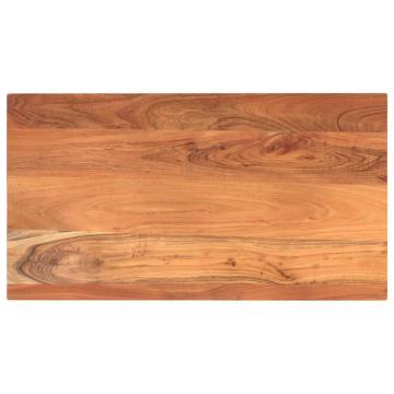 Table Top 110x70x2.5 cm Rectangular Solid Wood Acacia